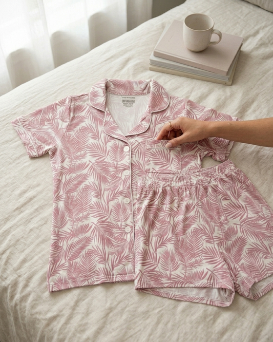 Cali Coastal Collection | Bamboo Women's Pajamas - Pink