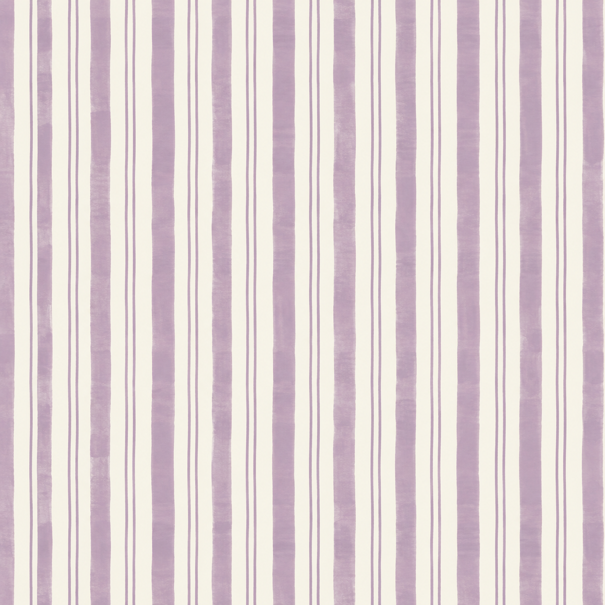 Studio Stripe bamboo pajamas in soft purple and white hand-painted stripes for baby, toddler and kids by Shae & Palmer.
