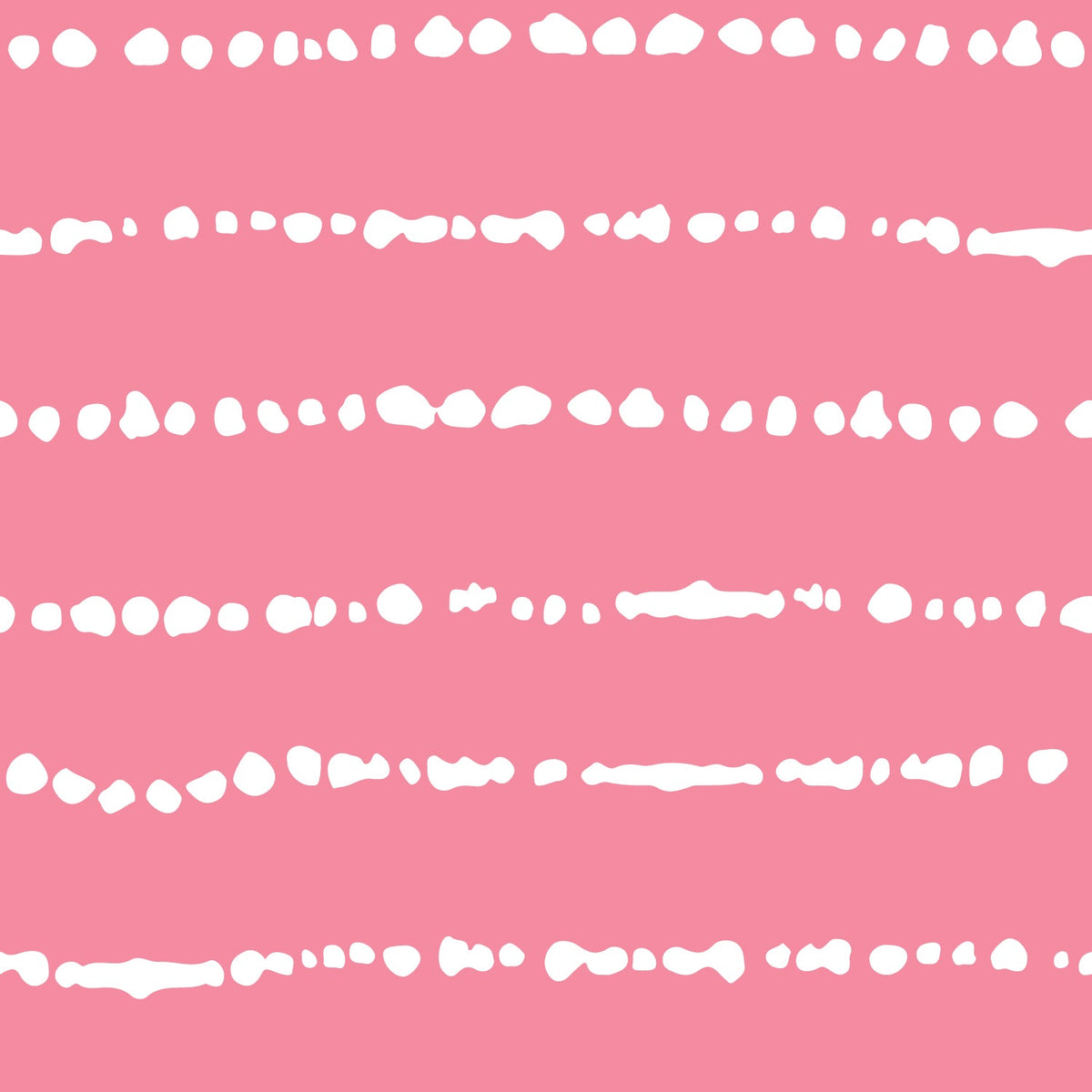 Watermelon Blush Stripe print bamboo pajama fabric with pink hand-painted brushstroke stripes
