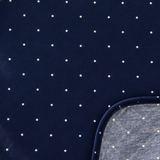Midnight Dot Collection | Bamboo Blanket - Blue