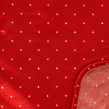 Ruby Dot Collection | Bamboo Blanket - Red