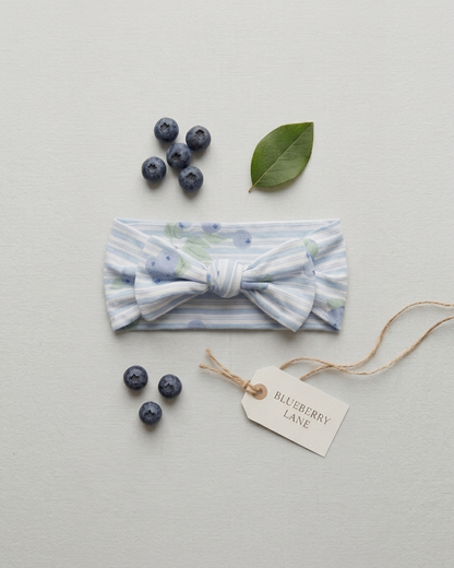 Blueberry Lane bamboo baby headband for sweet matching moments