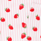 Strawberry Fields Collection | Big Kids Two-Piece Bamboo Pajamas - Pink