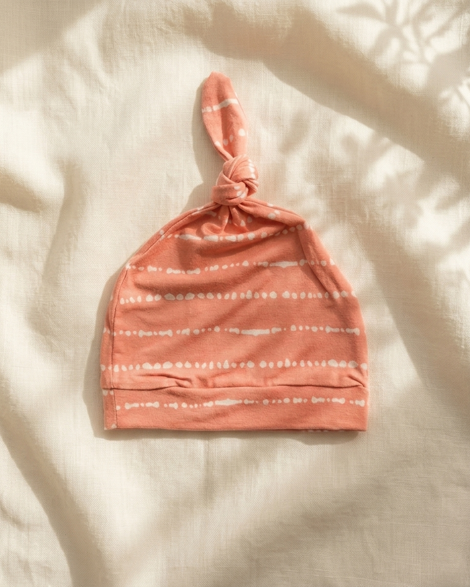 Watermelon Blush bamboo baby hat for newborns by Shae & Palmer