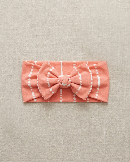 Watermelon Blush bamboo baby headband for sweet matching moments